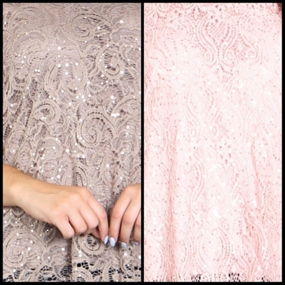 🆕JUST IN-PLUS SZ mauve w/sequin top - Picture 5 of 6